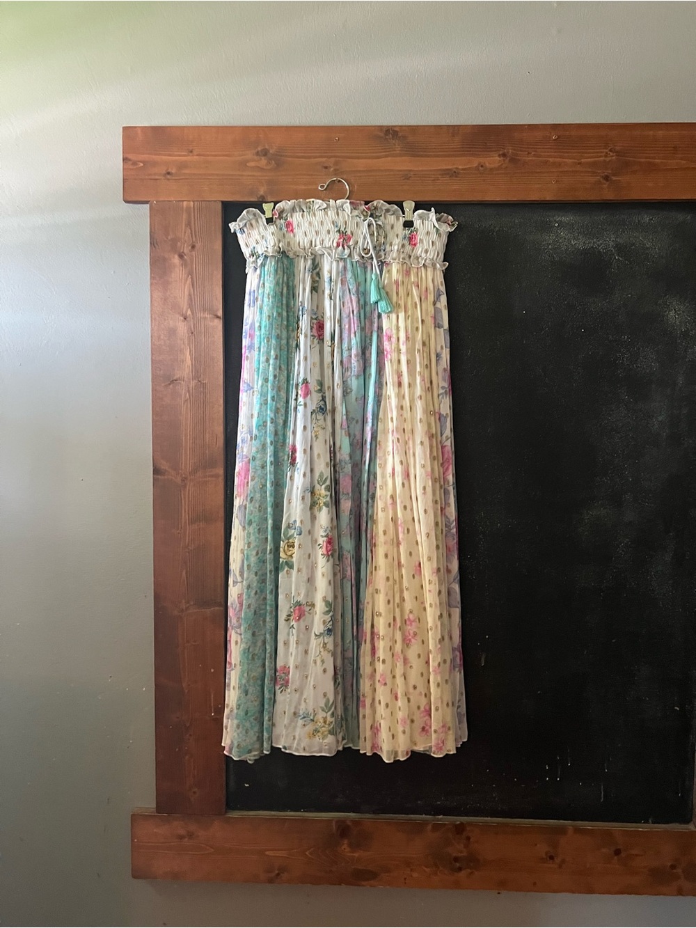 Fillyboo Floral Multi-Color Pleated Maxi Skirt size L euc - Picture 3 of 6